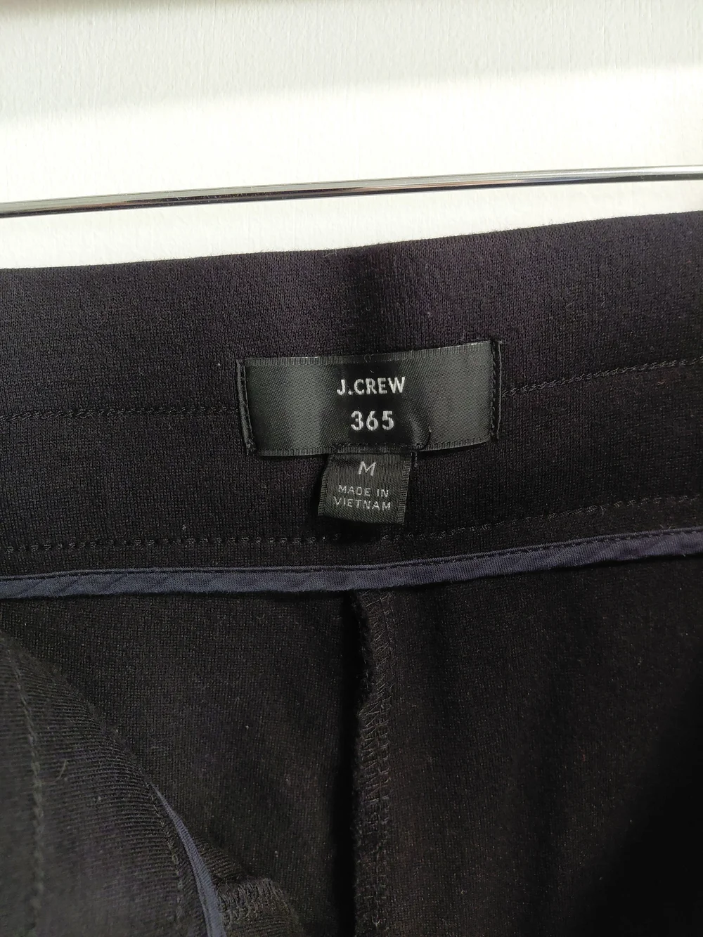J. Crew 365 Black Ankle Cropped Wide Leg Pants